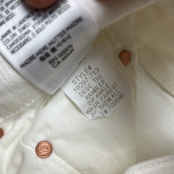 MOTHER The Rambler Zip Ankle in Fairest Of Them All Size 25, 1301 - Picture 10 of 11